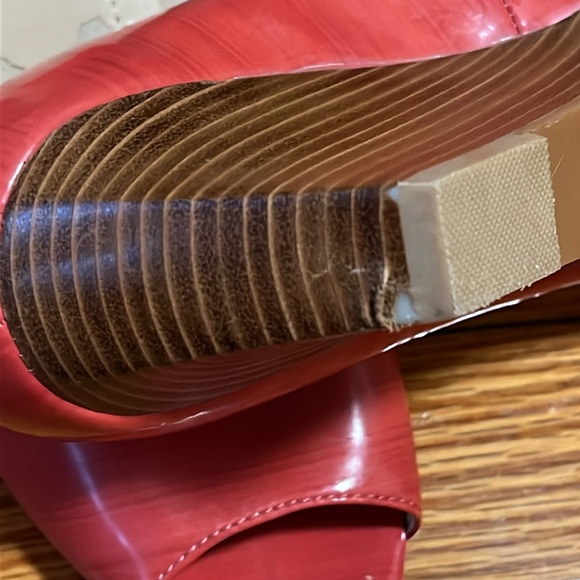 Calvin Klein Peep Toe Wedges - Picture 3 of 4